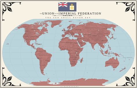 Imperial Federation Map Of The World - Map