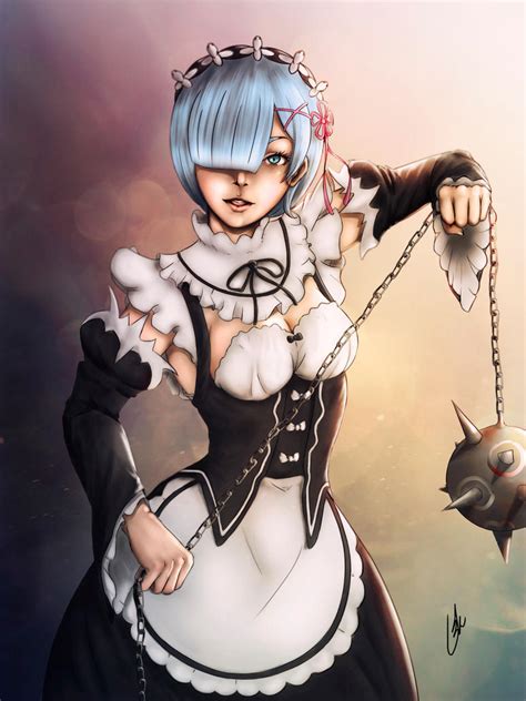 Rem Re:Zero Fan art by Character3000 on DeviantArt