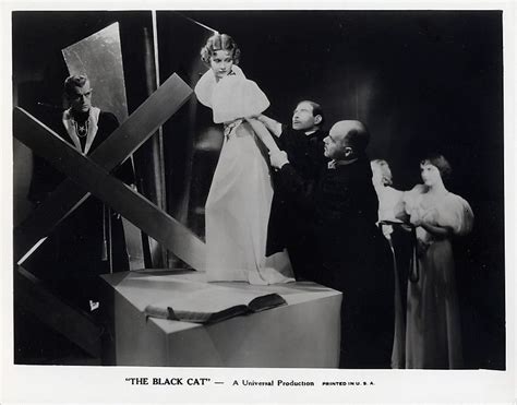 The Black Cat (1934) Classic Horror Movies, Horror Films, Film Promotion, Black Mass, Boris ...