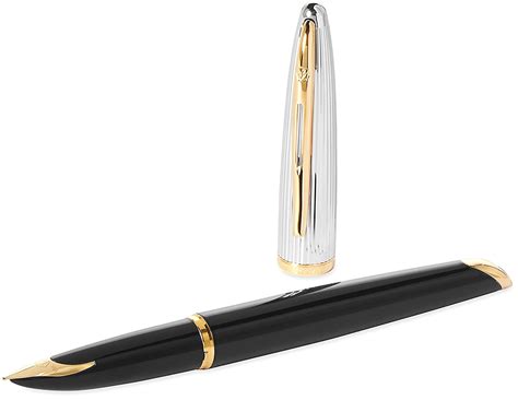 Перьевая ручка Waterman Carene DeLuxe, Black GT (Перо F) S0699920