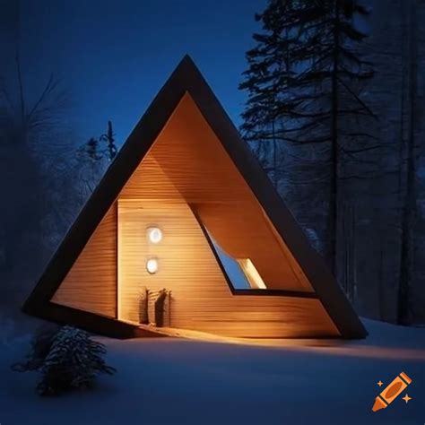 Unique and tall nordic cabin architecture