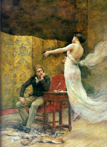 Georges Moreau De Tours “Heinrich Heine and the Muse of Poetry ...