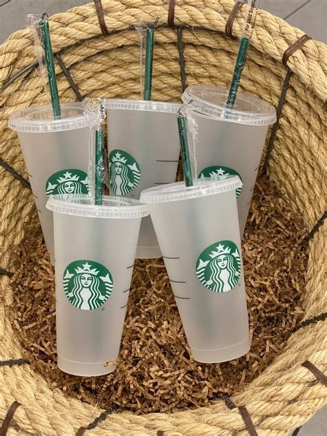 Authentic Starbucks Cold Cups Starbucks Reusable Cup Blank Starbucks Cup - Etsy