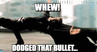 Fabulous Fundraising: Dodging a Bullet | Dodged a bullet, Whew, Bullet