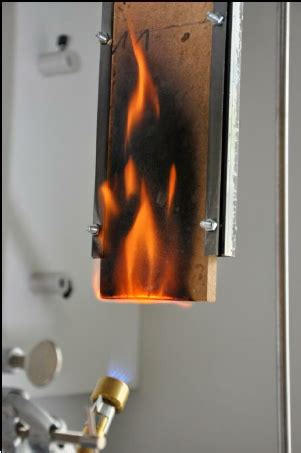 Procedure of small flame test | Download Scientific Diagram