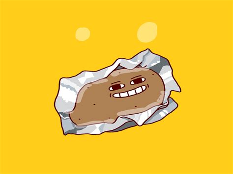 Baked Potato: Yam Fam stickers for iMessage by Michelle Porucznik on Dribbble
