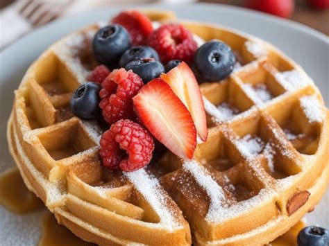 Gluten Free Belgian Waffle Recipe | Crispy Joy - SAVORY MASTERY