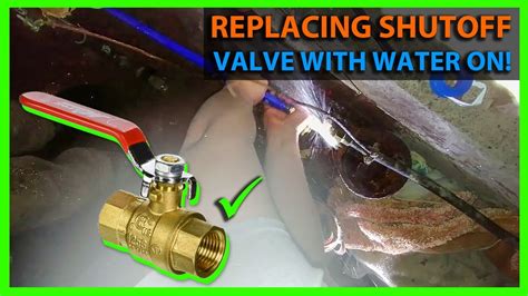 How To Change a Main Water Meter Shutoff Valve LIVE! - YouTube