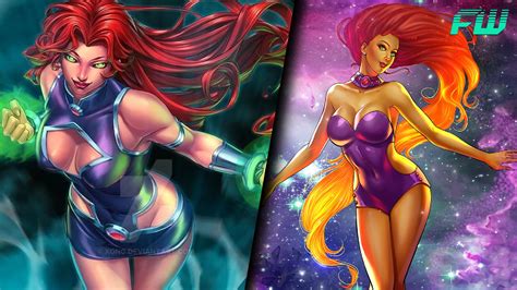 10 Dazzling Fan Art Pics Of Starfire That Will Make You To Watch Teen ...