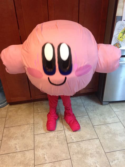 How to make a kirby halloween costume | ann's blog