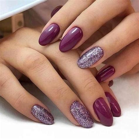 43 Cute Fall Nail Color Trending Right Now | Mauve nails, Fall gel nails, Purple nails