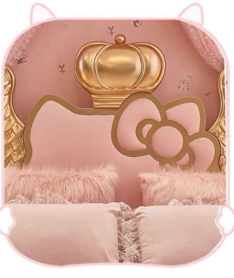 Hello Kitty Bed Frame, Furniture & Home Living, Furniture, Bed Frames ...