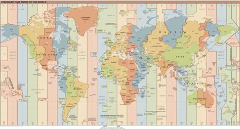 Latest time zone map, now that Russia has added their number of time zones and discontinued ...