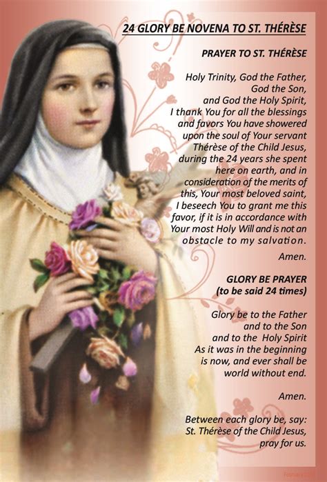 St Therese Prayer, Ste Therese, Sainte Therese De Lisieux, Jesus Prayer, Prayer Verses, Faith ...