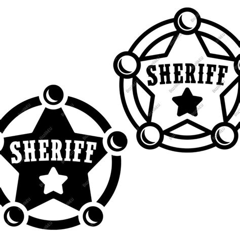 Sheriff Badge SVG Digital Download Police SVG Western Star | Etsy | Sheriff badge, Star svg, Svg