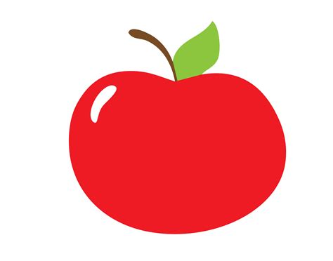 Red Apple Clipart Free Stock Photo - Public Domain Pictures