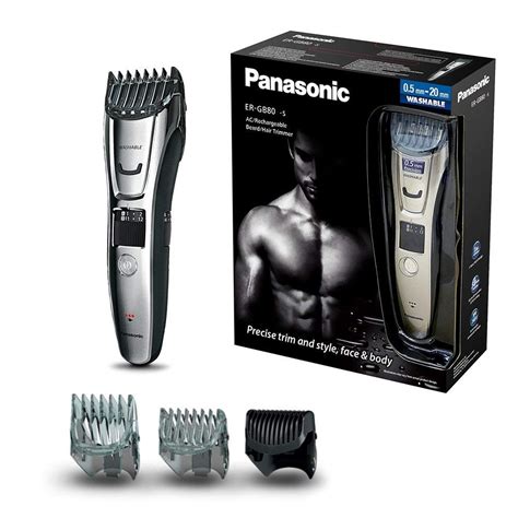 Panasonic Wet & Dry Beard Hair Trimmer and Body Groomer ER-GB80 - Shopmazo