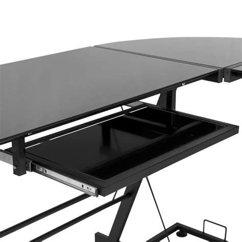 20+ Black Glass Computer Desk - Decoration Ideas for Desk Check more at michael-..., #black ...