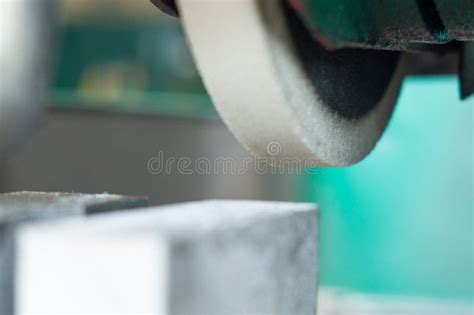 Abrasive Grinding Wheel on the Machine Close-up. Stock Image - Image of manufacturing, grinding ...