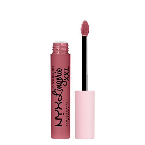 NYX Professional Makeup Lip Lingerie XXL Smooth Matte Liquid Lipstick, 16hr Longwear, Flaunt It ...