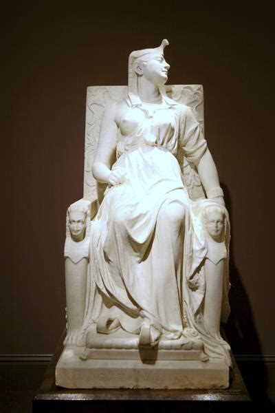 Cleopatra on Throne, 1876 - Edmonia Lewis - WikiArt.org