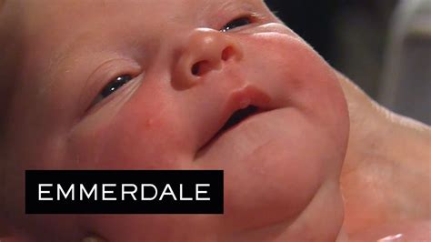 Emmerdale - Ashley And Laurel's New Daughter, Dotty, Is Born! - YouTube