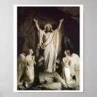 Jesus Christ Resurrection Easter Christian Poster | Zazzle.com