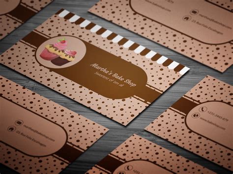 Free Printable Bakery Business Card Template - Printable Templates