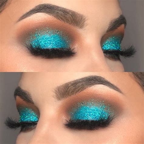 Image discovered by Desi. Find images and videos about blue, makeup and glitter on We Heart It ...