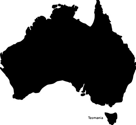 SVG > continent geography australia - Free SVG Image & Icon. | SVG Silh
