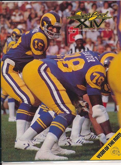 1980 Superbowl XIV 14 Los Angeles Rams Guide Vince Ferragamo | eBay ...