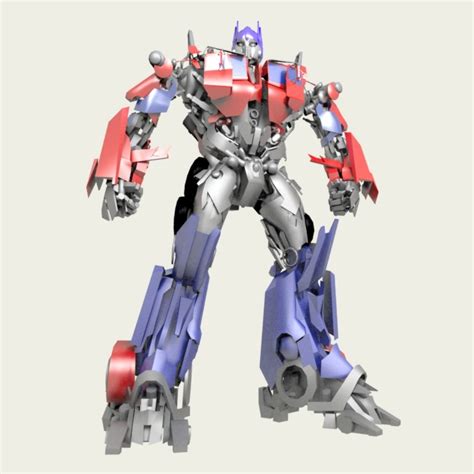 free optimus prime 3d model