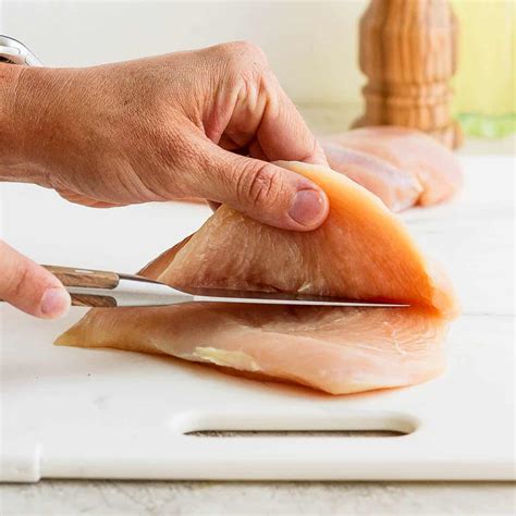 How to Butterfly a Chicken Breast - The Wooden Skillet