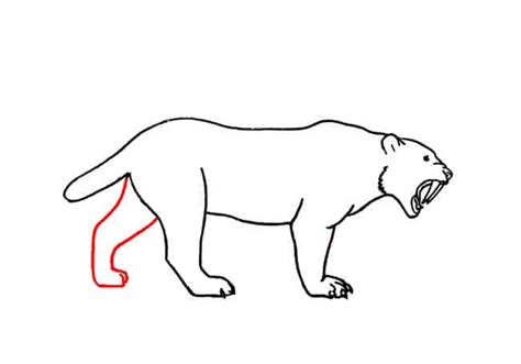 How to Draw a Sabre Tooth Tiger step by step Part 3 – Easy Animals 2 Draw