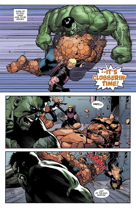 Hulk vs. The Thing - Battles - Comic Vine