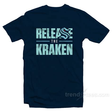 Release The Kraken – Seattle Kraken T-Shirt For Sale - Trendstees.com