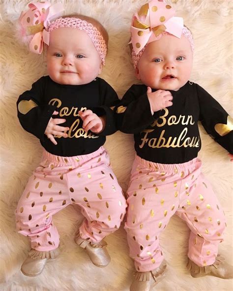 Pinterest | Twin baby girls, Baby girl newborn, Newborn outfits