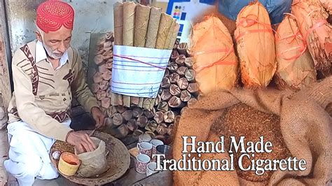 Hand Made Traditional Beedi -The Beedi Making Complete Process - YouTube