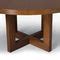 Contemporary dining table - POINTE - ALTURA - walnut / round / extending