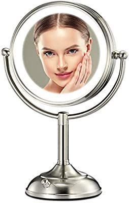 Amazon.com: Professional 8.5" Lighted Makeup Mirror, 10X Magnifying Vanity Mirror with 32 ...