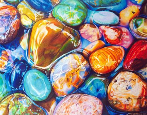 20 Realistic Pebbles and Rocks Paintings by Ester Roi | Most beautiful paintings, Beautiful ...