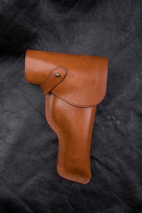 Custom BERETTA 92 leather flap holster original design | Etsy