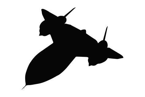 Fighter Jet Silhouette Graphic by Illustrately · Creative Fabrica