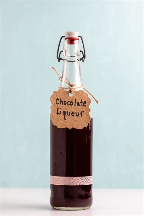 How to Make Homemade DIY Chocolate Liqueur | Recipe | Chocolate liqueur, Liqueurs recipes ...