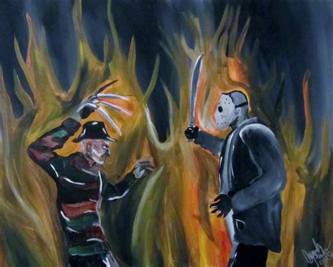 Freddy VS Jason by AmandaPainter87 on DeviantArt