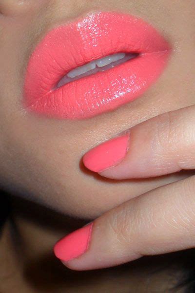 Coral Glow http://makeupbox.tumblr.com/post/10082454930/lip-mix-sunday-glow-barry-m-sunset-lip ...