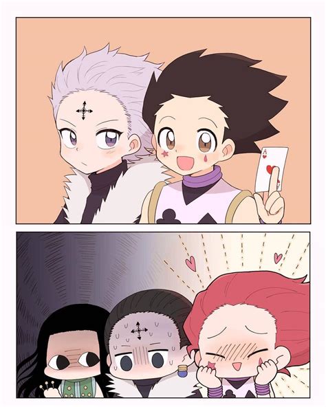 This is the cutest and creepiest post I’ve ever seen (Art by RatotoHxH on Twitter) : r/HunterXHunter