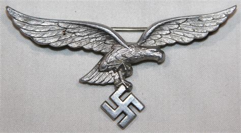 P004. WWII LUFTWAFFE OFFICER SUMMER TUNIC DETACHABLE BREAST EAGLE - B ...