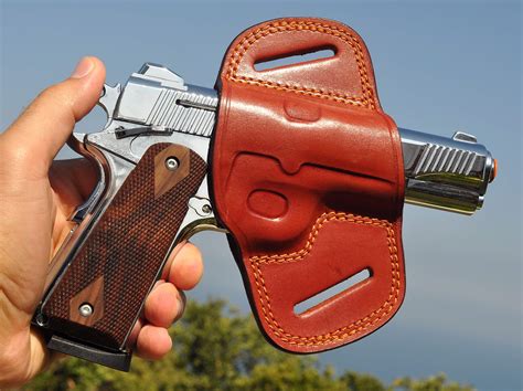 Buy Ottoza Handmade Leather Gun Holster 1911 Holster Right Hand - OWB ...
