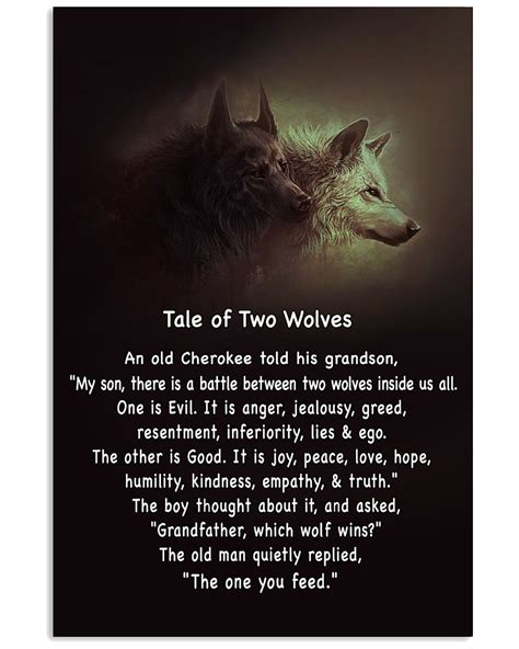 [Image] - The Tale of Two Wolves : r/GetMotivated